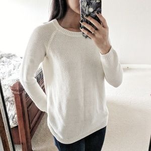 H&m Divided Cream Knit Sweater